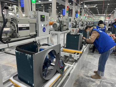 徐州盈量空調(diào)正式投產(chǎn) 7個(gè)月零20天創(chuàng)下投產(chǎn)新速度，為睢寧智能制造注入強(qiáng)勁動(dòng)能